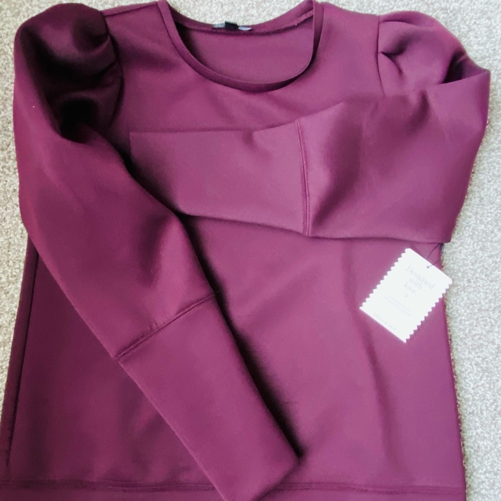 Scuba type sweatshirt